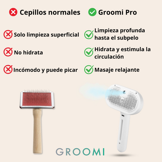 Groomi™ Pro | Cepillo profesional para el cuidado de mascotas